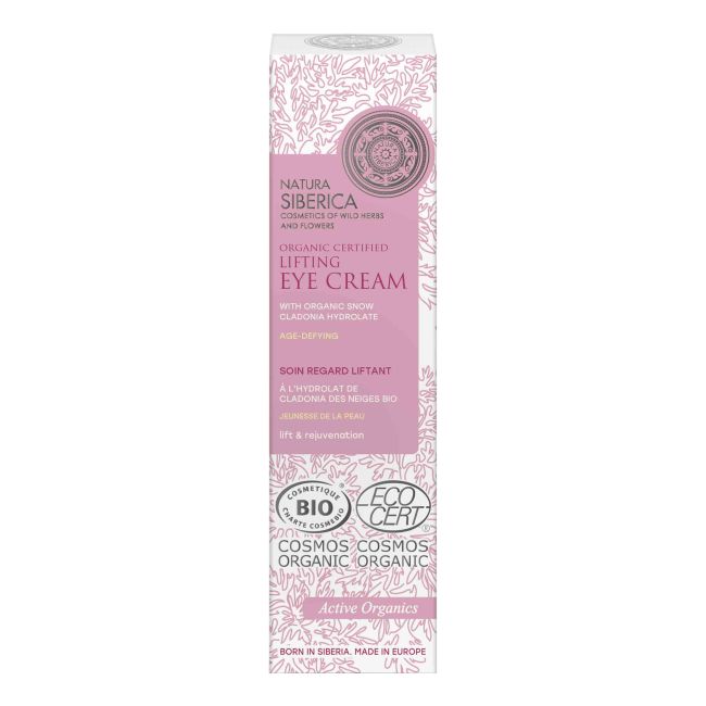 NATURA SIBERICA ORGANIC CERTIFIED LIFTING paakių kremas, 30 ml