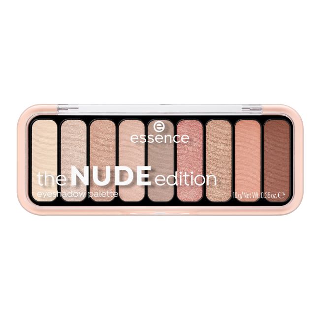 ESSENCE THE NUDE EDITION akių vokų šešėlių paletė, 10 g