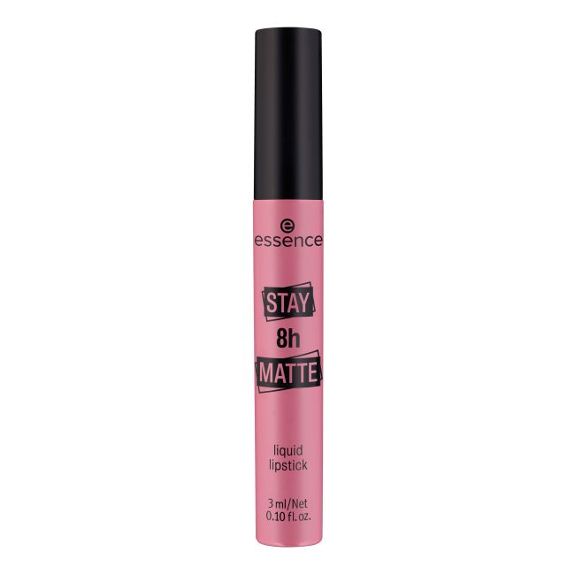 ESSENCE STAY 8H MATTE lūpų dažai, 3 ml