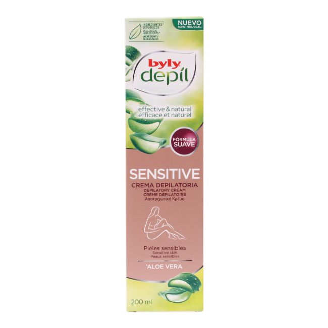 BYLY ALOE VERA SENSITIVE depiliacinis kremas, 200 ml