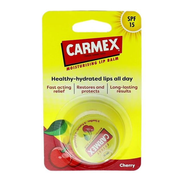 CARMEX CHERRY MOISTURISING lūpų balzamas, 7,5 g