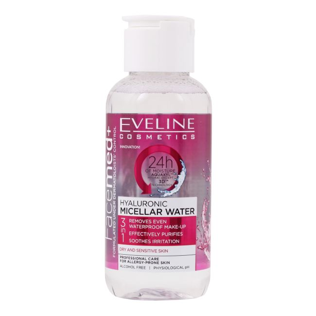 EVELINE FACEMED+ HYALURONIC micelinis vanduo, 100 ml