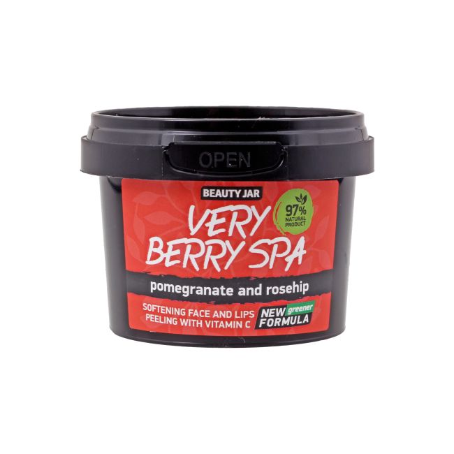 BEAUTY JAR VERY BERRY SPA veido ir lūpų šveitiklis, 120 g