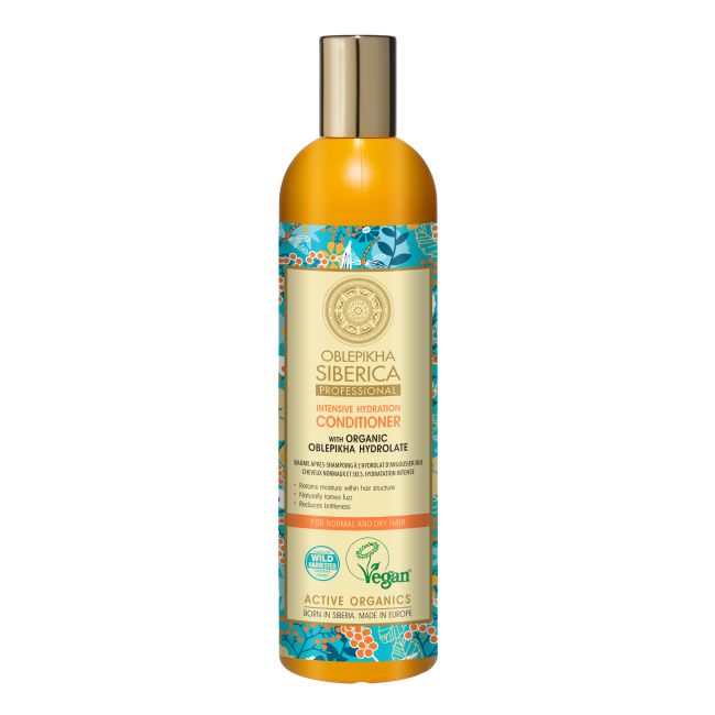 NATURA SIBERICA ORGANIC OBLEPIKHA HYDROLATE plaukų kondicionierius, 400 ml