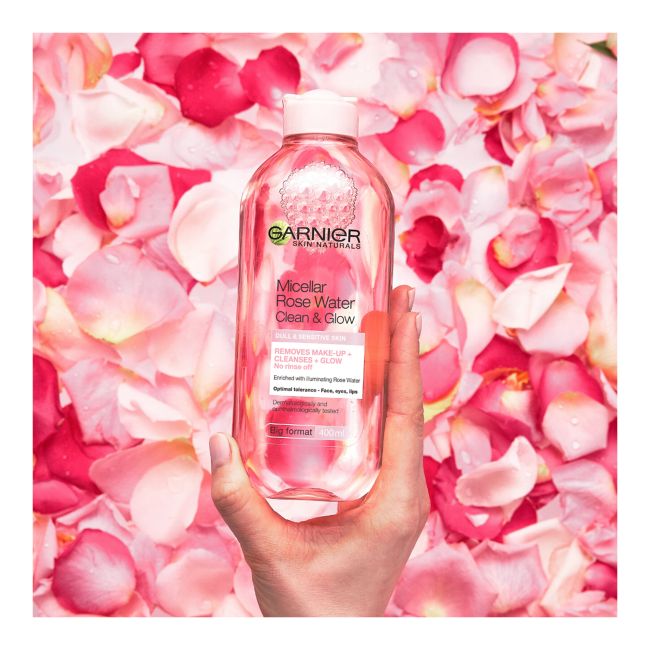 GARNIER ROSE WATER micelinis vanduo su rožių vandeniu, 400 ml