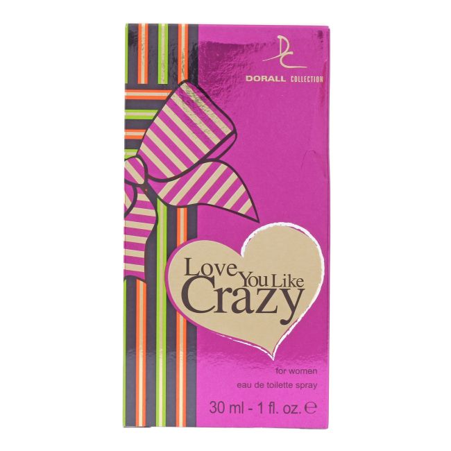 DORALL LOVE YOU LIKE CRAZY tualetinis moterų vanduo, 30 ml