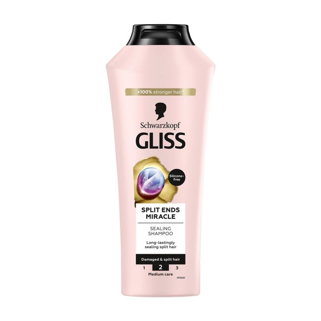 GLISS SPLIT ENDS MIRACLE plaukų šampūnas, 400 ml