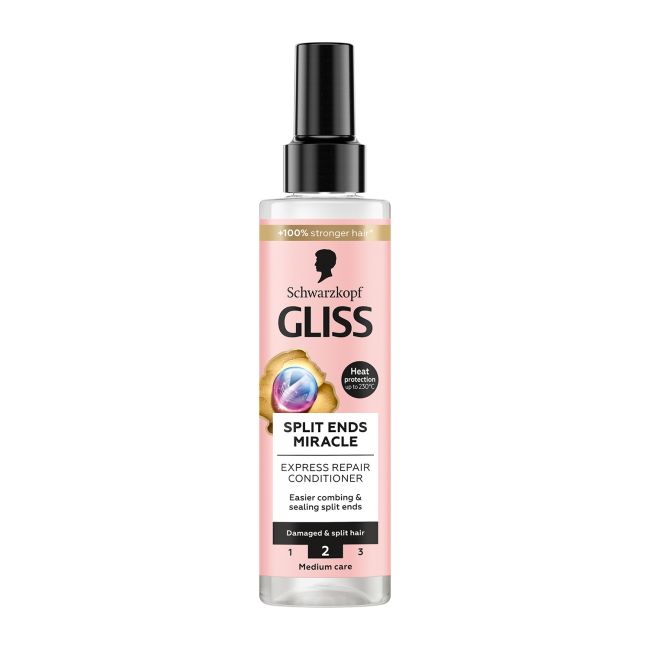 GLISS SPLIT ENDS MIRACLE purškiamasis plaukų kondicionierius, 200 ml