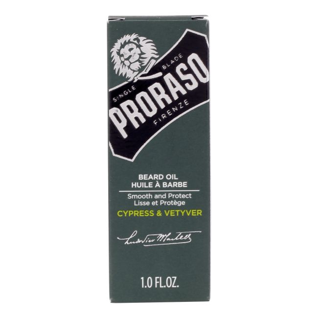 PRORASO CYPRESS & VETYVER barzdos aliejus, 30 ml