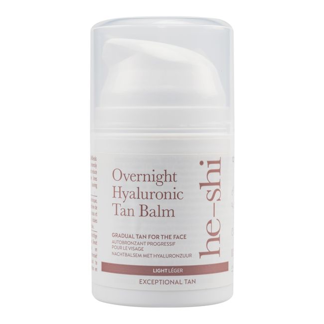 HE - SHI OVERNIGHT HYALURONIC veido savaiminio įdegio balzamas, 50 ml