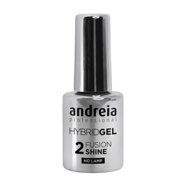 ANDREIA HYBRID GEL FUSION SHINE viršutinis hibridinio nagų lako sluoksnis, 10,5 ml