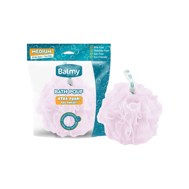 BALMY NATUREL BATH POUF MEDIUM plaušinė