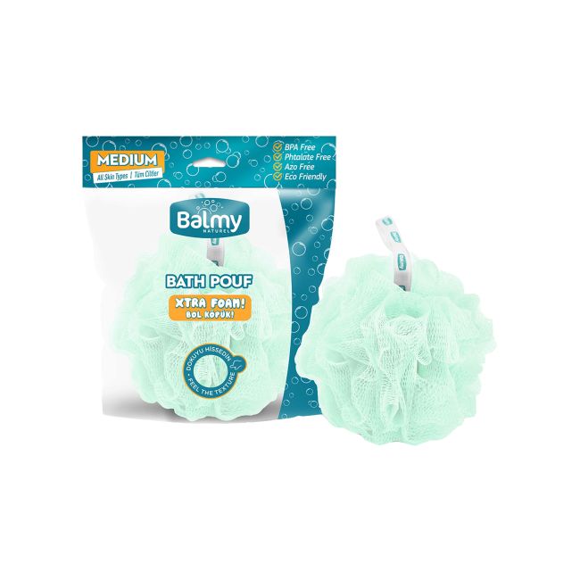 BALMY NATUREL BATH POUF MEDIUM plaušinė