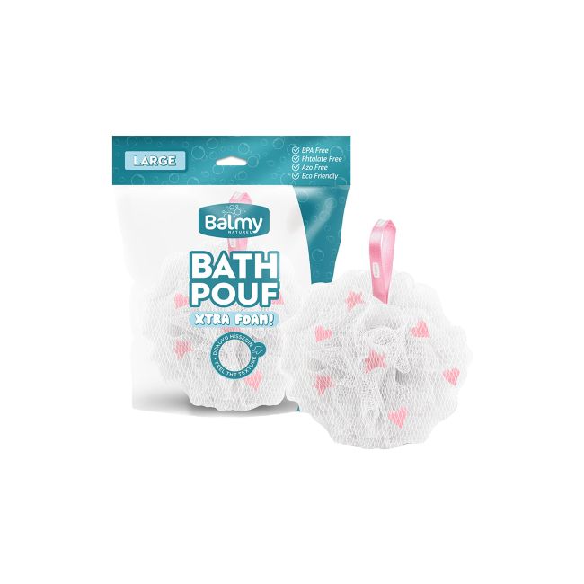 BALMY NATUREL BATH POUF LARGE plaušinė