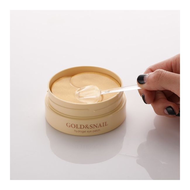 PETITFEE GOLD & SNAIL HYDROGEL paakių kaukė (1,4 g x 60 vnt.)