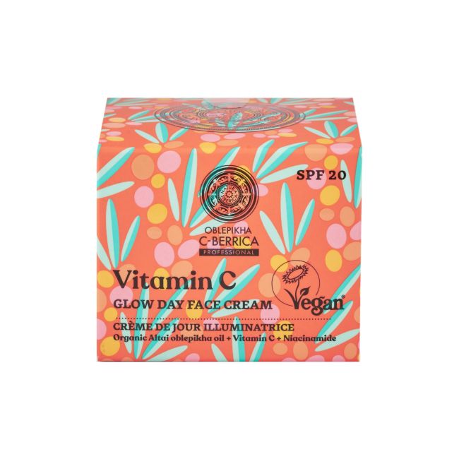NATURA SIBERICA OBLEPIKHA C-BERRICA VITAMIN C dieninis veido kremas, 50 ml