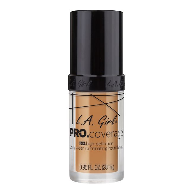 L.A.GIRL PRO.COVERAGE HD makiažo pagrindas, 28 ml