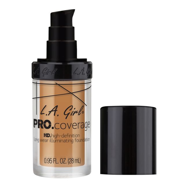 L.A.GIRL PRO.COVERAGE HD makiažo pagrindas, 28 ml