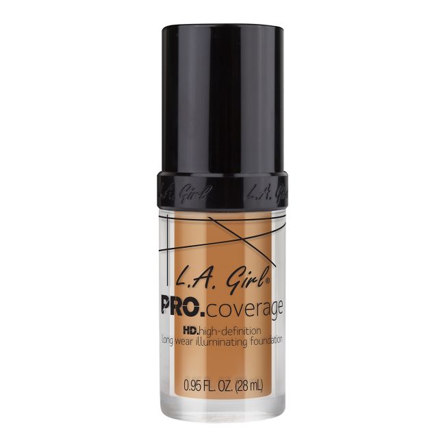L.A.GIRL PRO.COVERAGE HD makiažo pagrindas, 28 ml