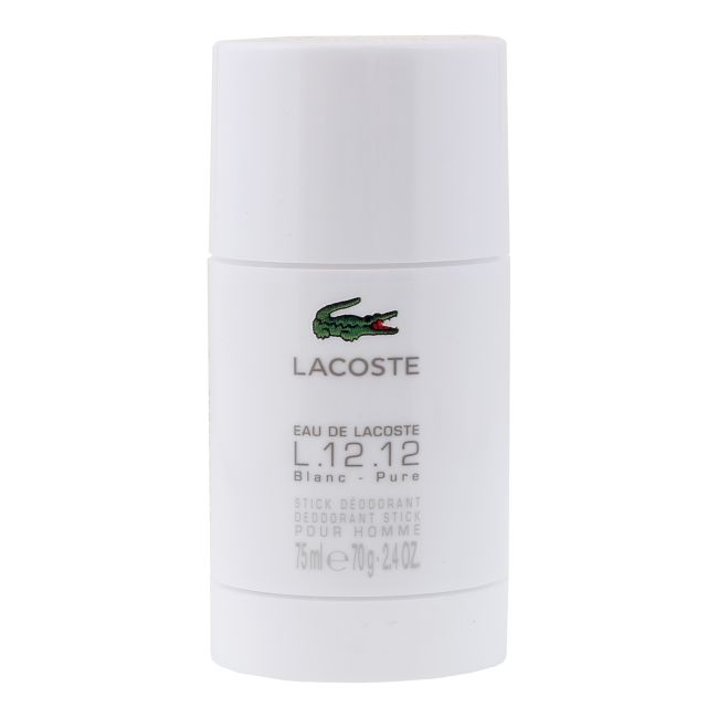 LACOSTE L.12.12 BLANC PURE pieštukinis dezodorantas, 75 ml
