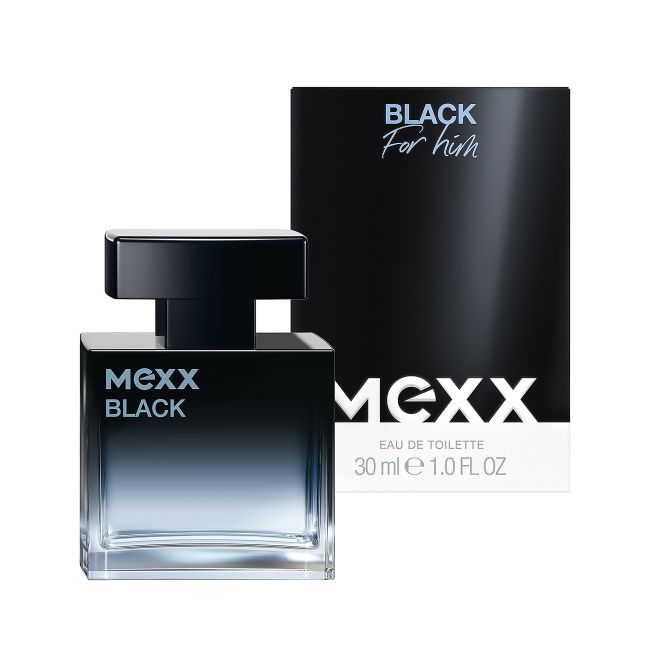 MEXX BLACK MAN tualetinis vyrų vanduo, 30 ml