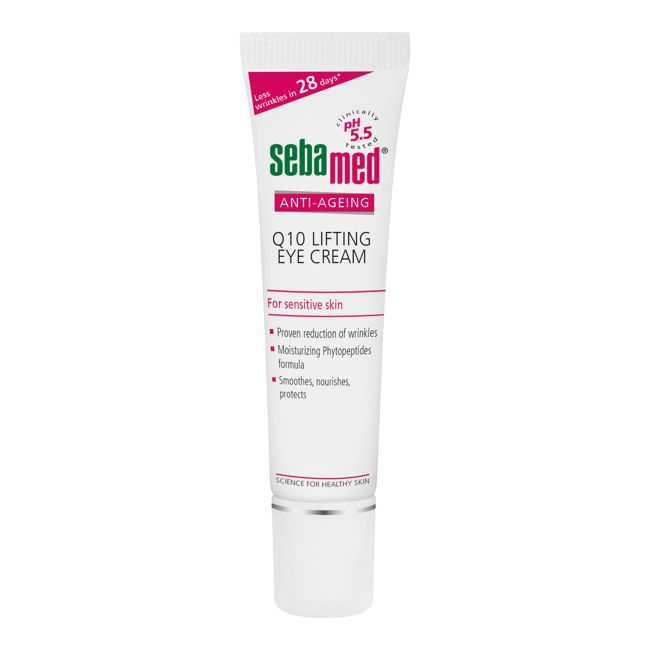 SEBAMED Q10 LIFTING paakių ir akių vokų kremas, 15 ml