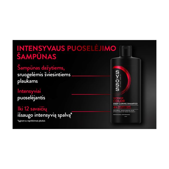 SYOSS COLOR plaukų šampūnas, 440 ml