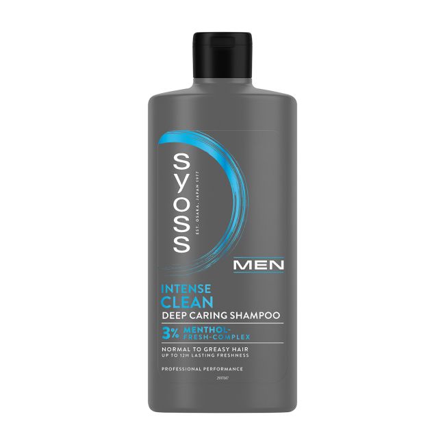 SYOSS MEN CLEAN & COOL plaukų šampūnas, 440 ml