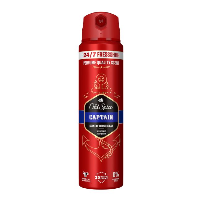 OLD SPICE CAPTAIN purškiamasis vyrų dezodorantas, 150 ml