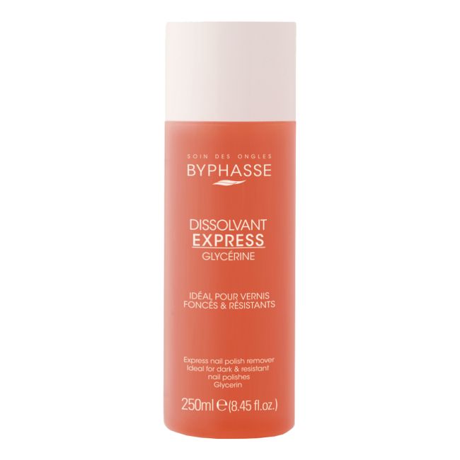 BYPHASSE EXPRESS nagų lako valiklis, 250 ml