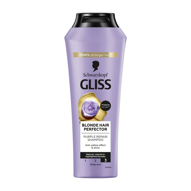 GLISS BLONDE HAIR PERFECTOR plaukų šampūnas, 250 ml