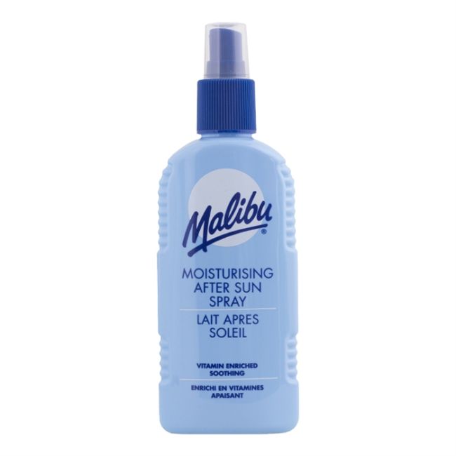 MALIBU MOISTURISING purškiamasis drėkinamasis pienelis po deginimosi, 200 ml