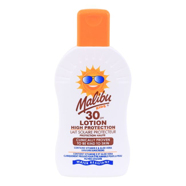 MALIBU KIDS SPF30 vaikų apsauginis losjonas, 200 ml