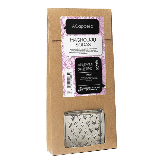 ACAPPELLA MAGNOLIJŲ SODAS namų kvapas su lazdelėmis, 100 ml
