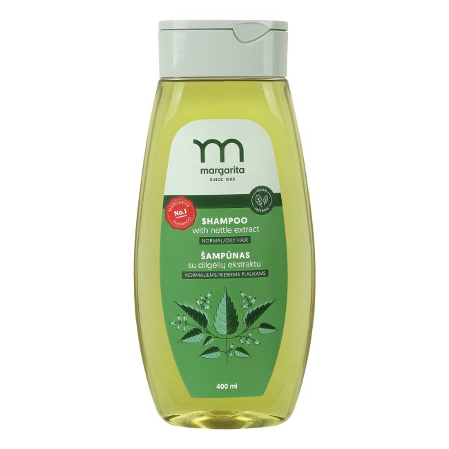 MARGARITA plaukų šampūnas su dilgėlių ekstraktu, 400 ml