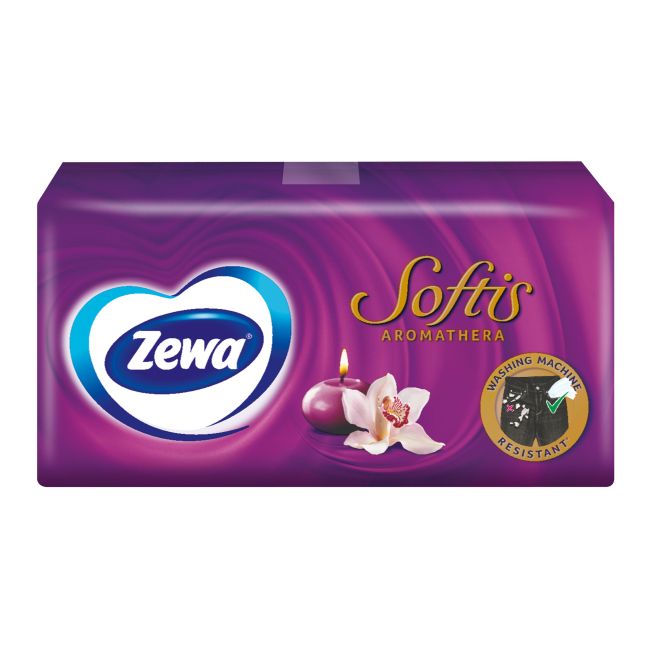 ZEWA SOFTIS AROMATHERA vienkartinės nosinaitės