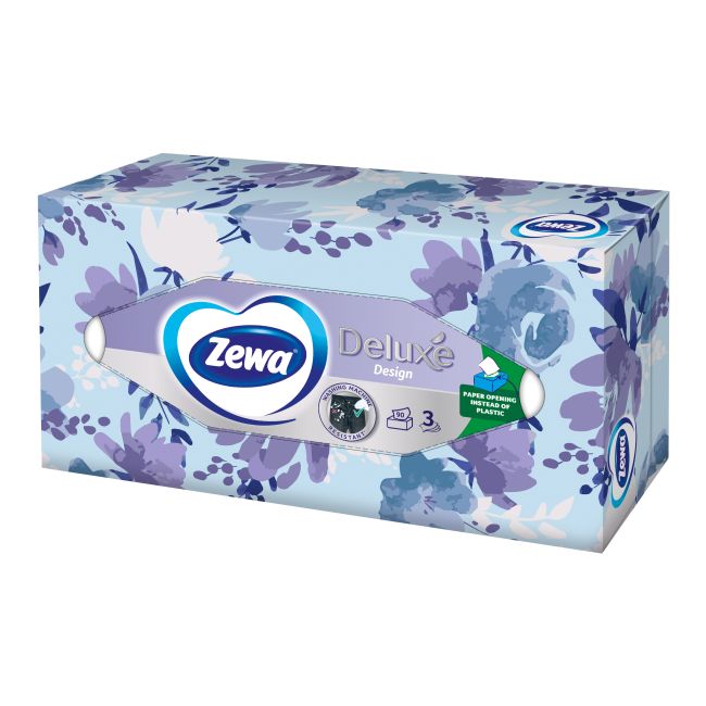 ZEWA DELUXE vienkartinės nosinaitės (90 vnt.)