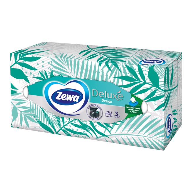 ZEWA DELUXE vienkartinės nosinaitės (90 vnt.)