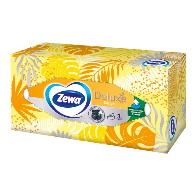 ZEWA DELUXE vienkartinės nosinaitės (90 vnt.)