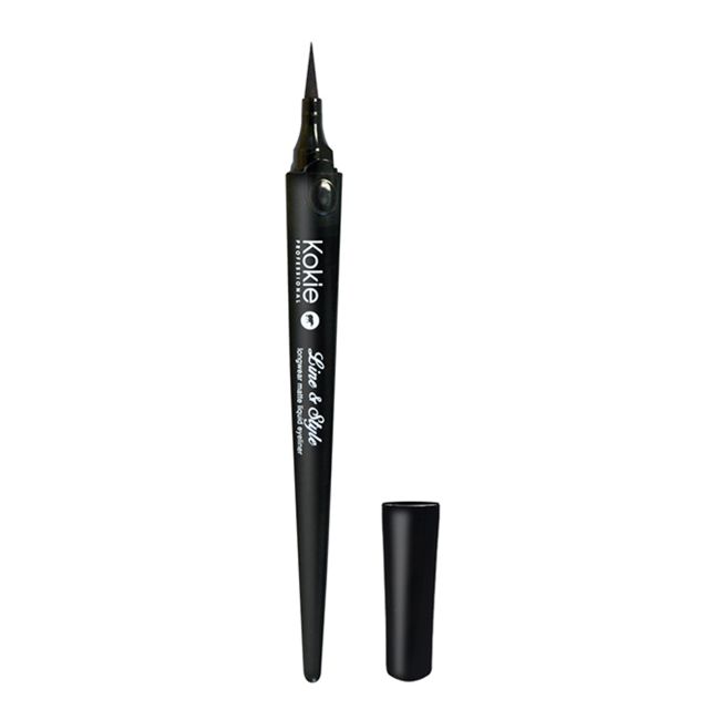 KOKIE LINE & STYLE akių kontūro skystis su plunksnele, 0,4 ml