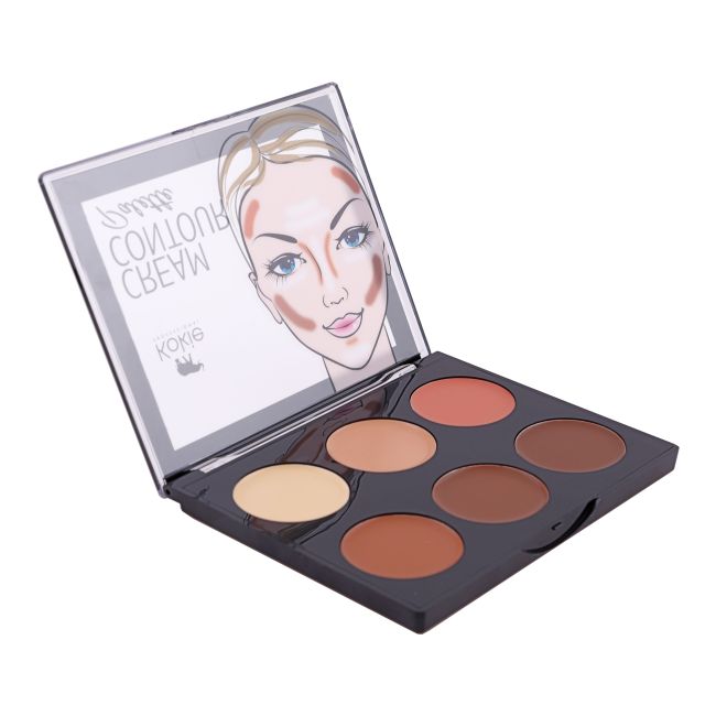 KOKIE CREAM CONTOUR veido bruožų modeliavimo paletė, 12 g
