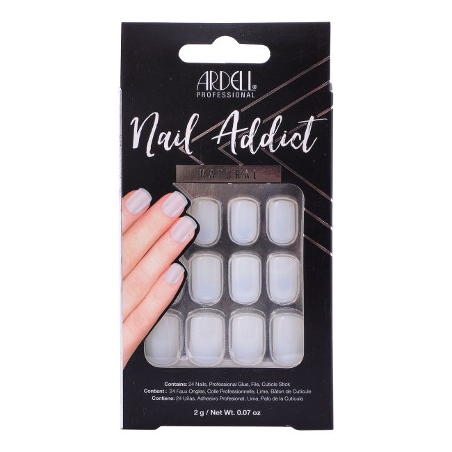 ARDELL ADDICT NATURAL SQUARED priklijuojami nagai