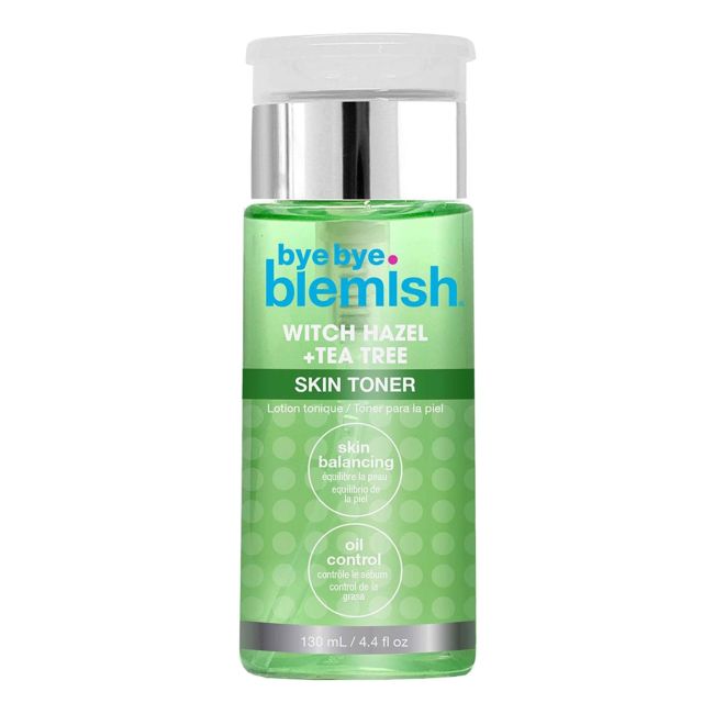 BYE BYE BLEMISH WITCH HAZEL + TEA TREE veido tonikas, 130 ml