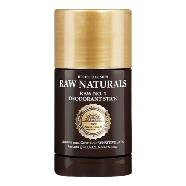RAW NATURALS pieštukinis vyrų dezodorantas, 75 ml
