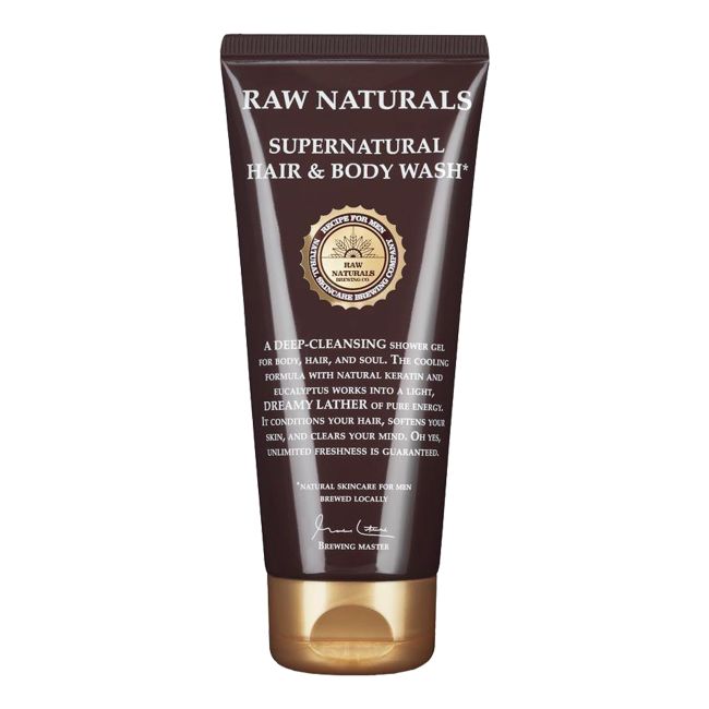 RAW NATURALS SUPERNATURAL plaukų ir kūno prausiklis, 200 ml