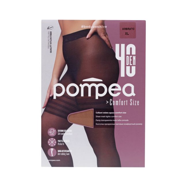 POMPEA COMFORT SIZE 40 DEN pėdkelnės