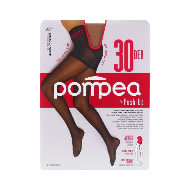 POMPEA PUSH-UP 30 DEN pėdkelnės