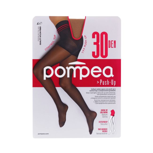 POMPEA PUSH-UP 30 DEN pėdkelnės
