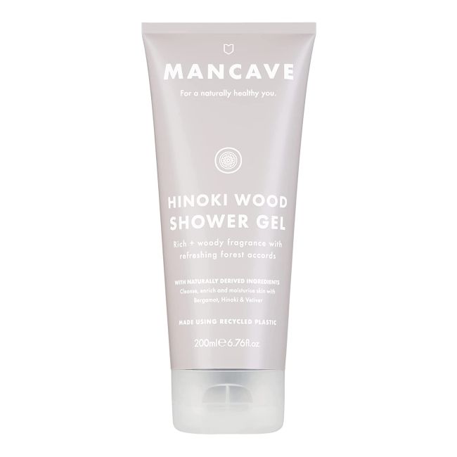 MAN CAVE HINOKI WOOD dušo želė, 200 ml