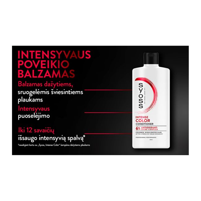 SYOSS COLOR plaukų kondicionierius, 440 ml